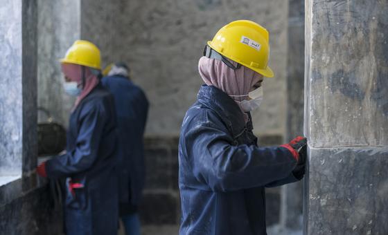 Работы по восстановлению культурного наследия в Мосуле.